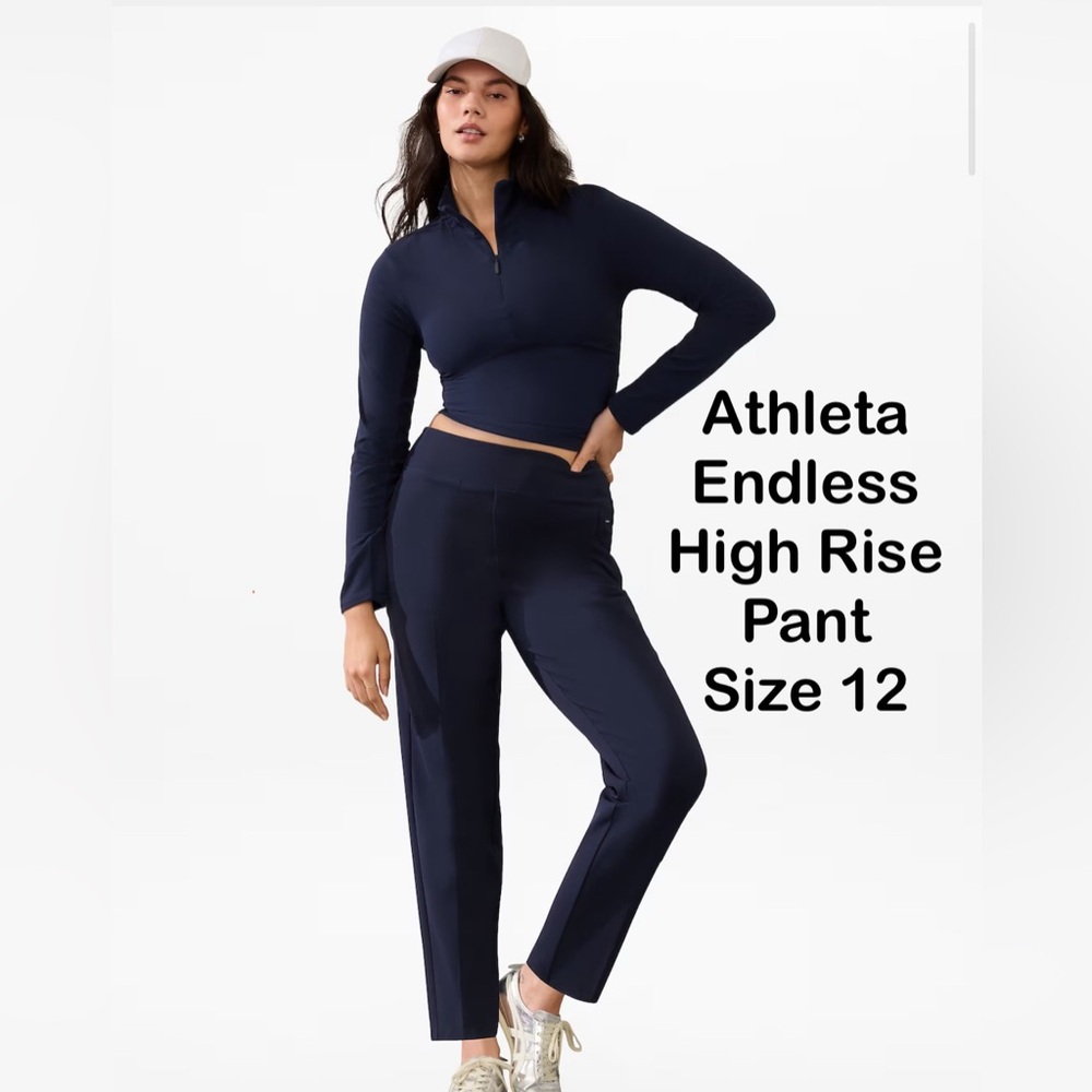 Athleta Endless Pant Size 12 Navy